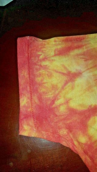 Rare Vintage 1987 GRATEFUL DEAD BLUES FOR ALLAH Tie Dye T - shirt L 4