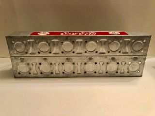 Vintage Coca Cola Soda 12 Bottle Aluminum Carrier Display Coke 5