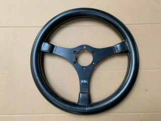 Vintage Momo Jackie Stewart Prototipo Leather Steering Wheel 350mm