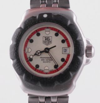 Vintage Tag Heuer F1 Series Wa1411 Quartz Ladies Watch 33b