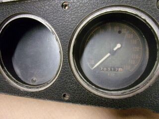 Vintage 1970 Plymouth Roadrunner Dash Gauge Cluster Instrument Panel Speedometer 3