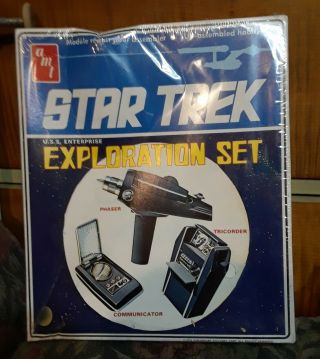 Star Trek Amt Exploration Set Model Kit  Vintage 1974.