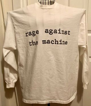 Rage Against The Machine Vintage Concert Long Sleeve Shirt