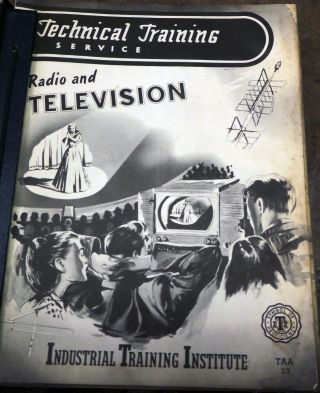 Vintage Iti Radio & Television Training Course Great Information