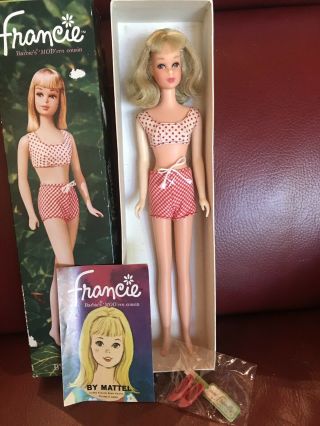 Vintage Francie 1965 Blonde Straight Leg Mib