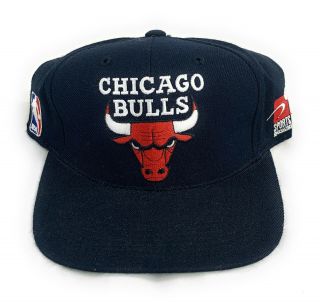 Vintage Chicago Bulls Sports Specialties Nba Wool Snapback Hat Mj Pippen Rodman