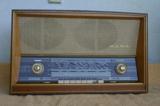 Saba Freudenstadt 125 Stereo,  German Vintage Tube Radio,  Built 1960,  Restored