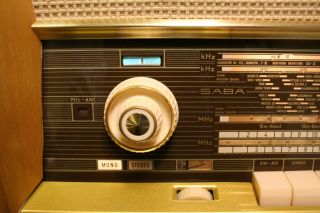 SABA FREUDENSTADT 125 stereo,  german vintage tube radio,  built 1960,  restored 5