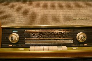 SABA FREUDENSTADT 125 stereo,  german vintage tube radio,  built 1960,  restored 6