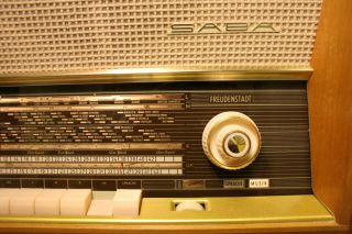 SABA FREUDENSTADT 125 stereo,  german vintage tube radio,  built 1960,  restored 7