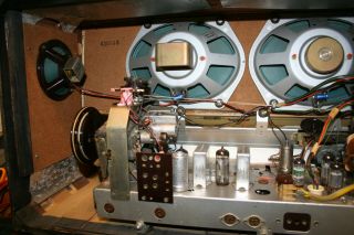 SABA FREUDENSTADT 125 stereo,  german vintage tube radio,  built 1960,  restored 8