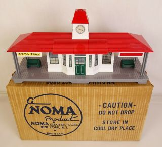 Noma 450 Vintage Electronic Announcing Railroad Station - Ex.