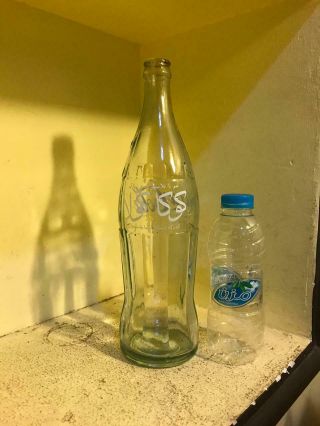 Coca Cola Glass Bottles Of Saudi Arabia 1982 Very Rare 770 Ml