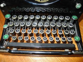 Vintage Royal Model 10 Typewriter with beveled glass sides 2