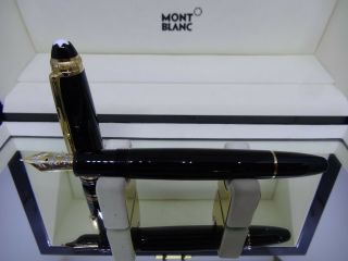 Vintage Montblanc 75th Anniversary Legrand Fountain Pen 18k Gold Medium Nib