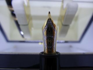 Vintage Montblanc 75th Anniversary LeGrand Fountain Pen 18k Gold Medium Nib 7