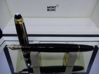 Vintage Montblanc 75th Anniversary LeGrand Fountain Pen 18k Gold Medium Nib 8