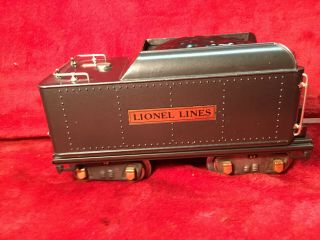 Vintage 1934 Lionel 385T 384T STANDARD SCALE Gray Coal Tender 2