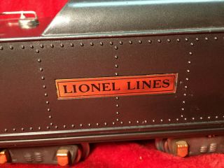 Vintage 1934 Lionel 385T 384T STANDARD SCALE Gray Coal Tender 5