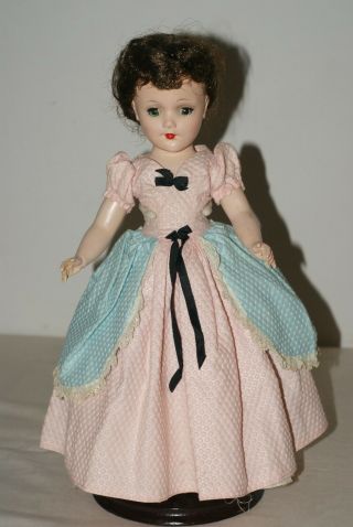 Gorgeous Vintage 14 " Tagged Mary Hoyer Hard Plastic Doll
