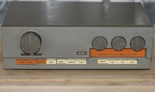 Vintage Hi - Fi Quad 405 Current Dumping Power Amplifier & Quad 33 Stereo Pre - amp 2