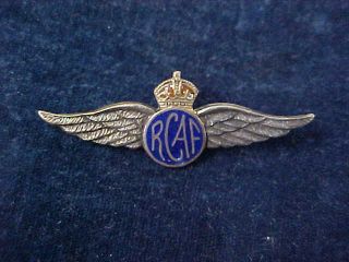 Orig Ww2 " Rcaf " Sweet Heart Pilots Wing Sterling Royal Canadian Air Force