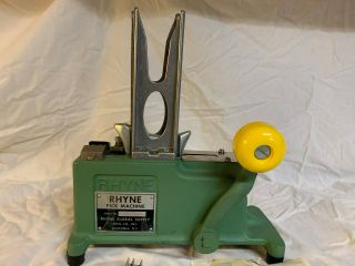 RHYNE STEEL PICK MACHINE FLORAL STEMMING TOOL GASTONIA NC VINTAGE 2