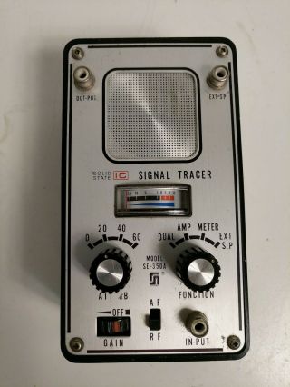 Vintage 1960 Sensei Electronic Signal Tracer Se - 350a