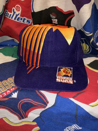Vintage Phoenix Suns The Game Big Logo Snapback Hat 2