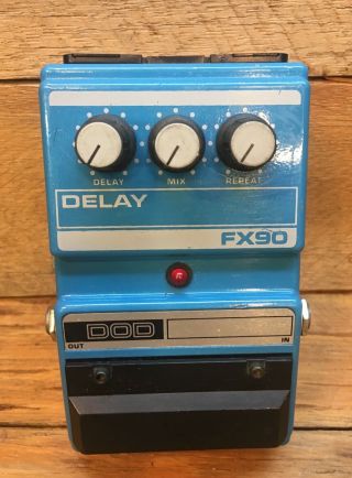 Dod Fx90 Delay Pedal Fx 90 Made In Usa Guitar Effect Vintage Echo Analog