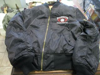 Blackwater Firearm Instructor Ma - 1 Jacket By Knox Armory Sz Small