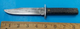 Vintage West Cut Usa Fixed Blade Knife Rhett Stidham Estate