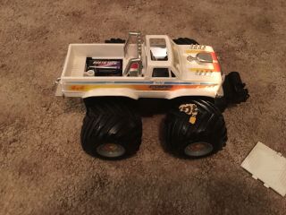 Vintage 1980s Schaper Stomper Bully TNT 4x4 With Winch& Driver & 3
