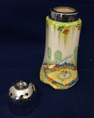 RARE VINTAGE LILYPOND PATTERN CORONET WARE? SUGAR SHAKER MADE IN ENGLAND 4