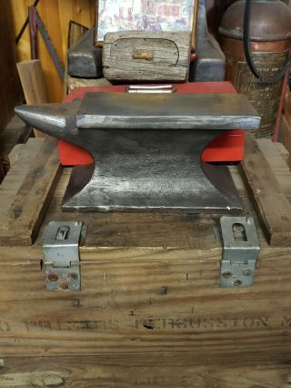 Vintage 35 Pound Blacksmith Anvil Revised Large Flat Rate