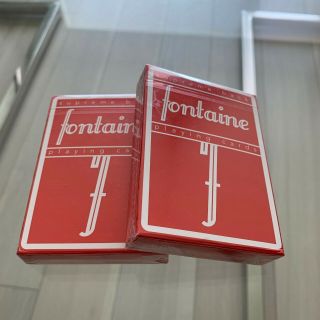Fontaine Red First Edition Playing Cards Zach Mueller Rare (1 Deck)