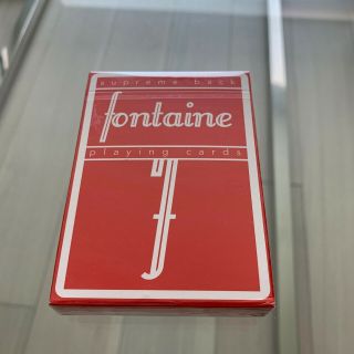 Fontaine Red First Edition Playing Cards Zach Mueller Rare (1 deck) 2