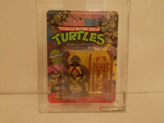Vintage Teenage Mutant Ninja Turtles Donatello Series 1 Ten Back 1988 AFA 85 NM, 2
