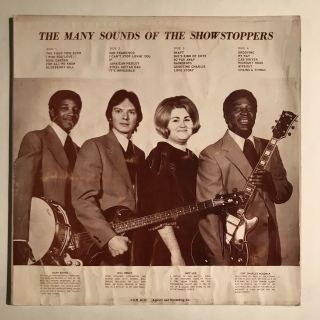 Very Rare The Many Sounds Of The Showstoppers 2 Lp 70s Private Funk Soul Cem Vg,