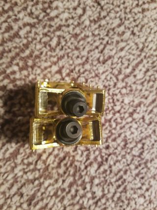KKT 1/2 GOLD NOS PEDALS BMX RACING FREESTYLE CRUISER VINTAGE BICYCLE 3