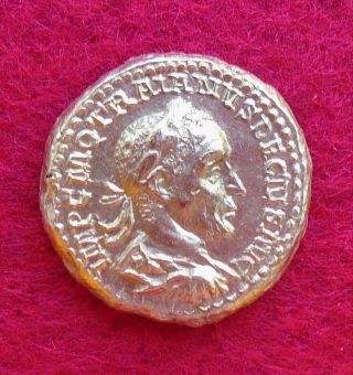 Trajan Decius,  Av Aureus Roman Gold Coin,  Very Rare,  6,  9g