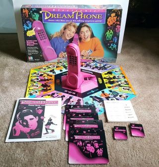 Vintage 1991 Milton Bradley Electronic Dream Phone Board Game Complete