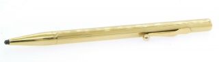 Cartier Vintage Heavy 14k Gold Mechanical Pencil With 2.  6mm Lead