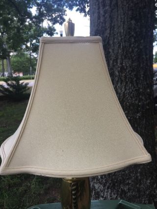 1 Vintage Mid Century Heavy Brass Stiffel Lamps 29 