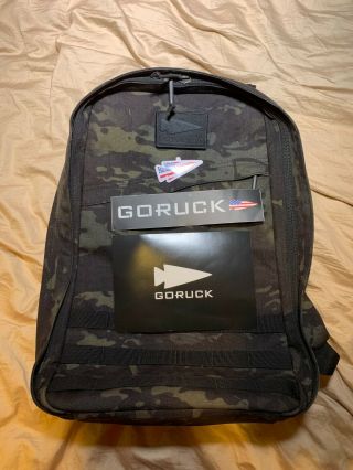 RARE GORUCK GR1 BLACK CAMO 26L BACKPACK - MADE IN USA - EDC TACTICAL TRAVEL 4