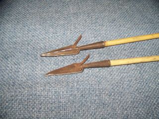 2 Vintage Ben Pearson Bow Fishing Arrow Broadhead Longbow Recurve Bow Archery