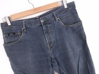 Rp346 Hugo Boss Jeans Vintage Pants Straight Stretch Premium Size 36/32