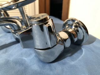 standard vtg faucet Soap dish Chrome Antique Victorian Sink Kitchen Bathroom 4