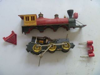Vintage Triang Railways Ho Oo Gauge Davy Crockett Wild West Locomotive
