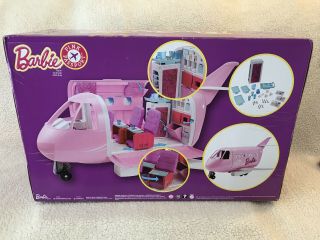 Mattel Barbie Pink Passport Glamour Jet